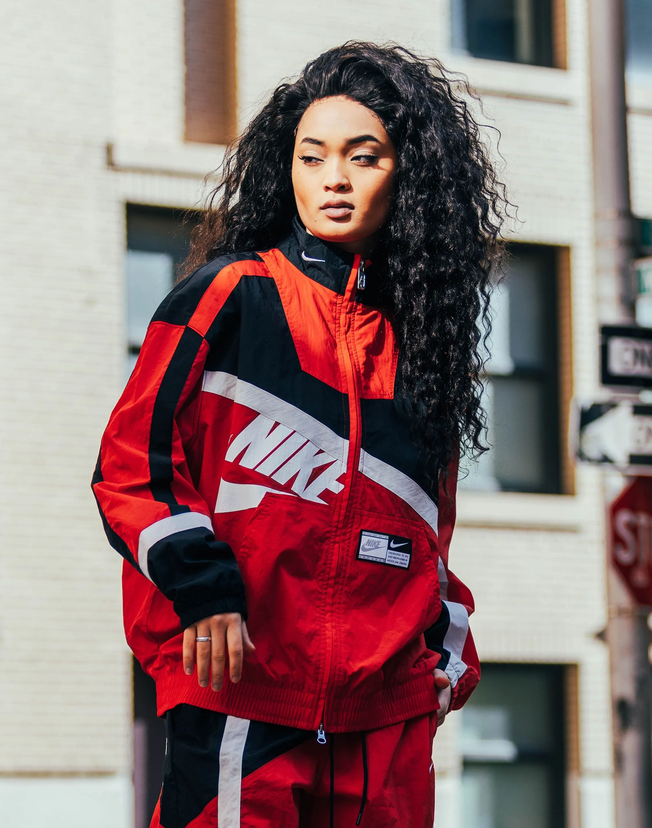 Nike Oversized Woven Jacket Forest Air