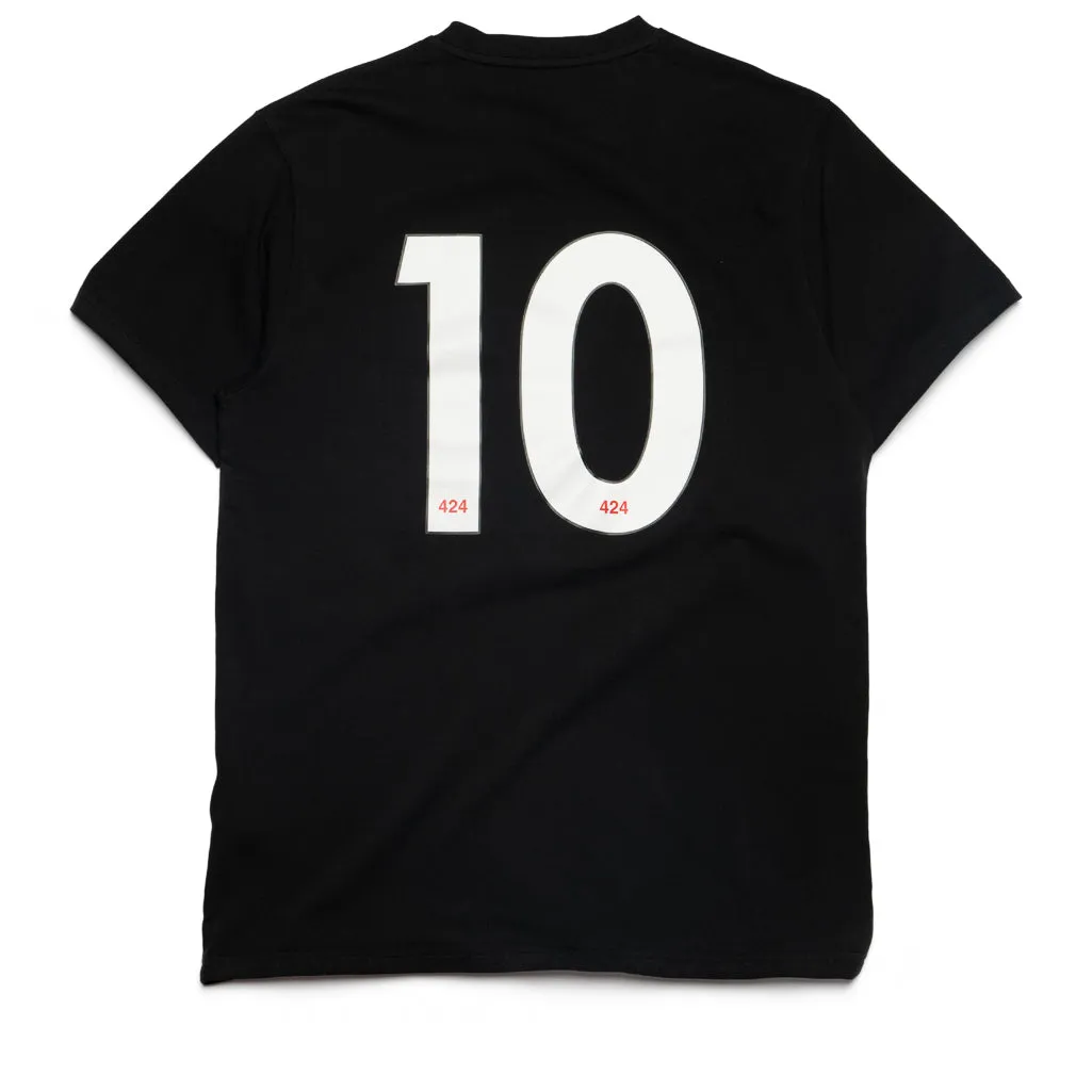424 Printed Tee - Black Trendy Accessories