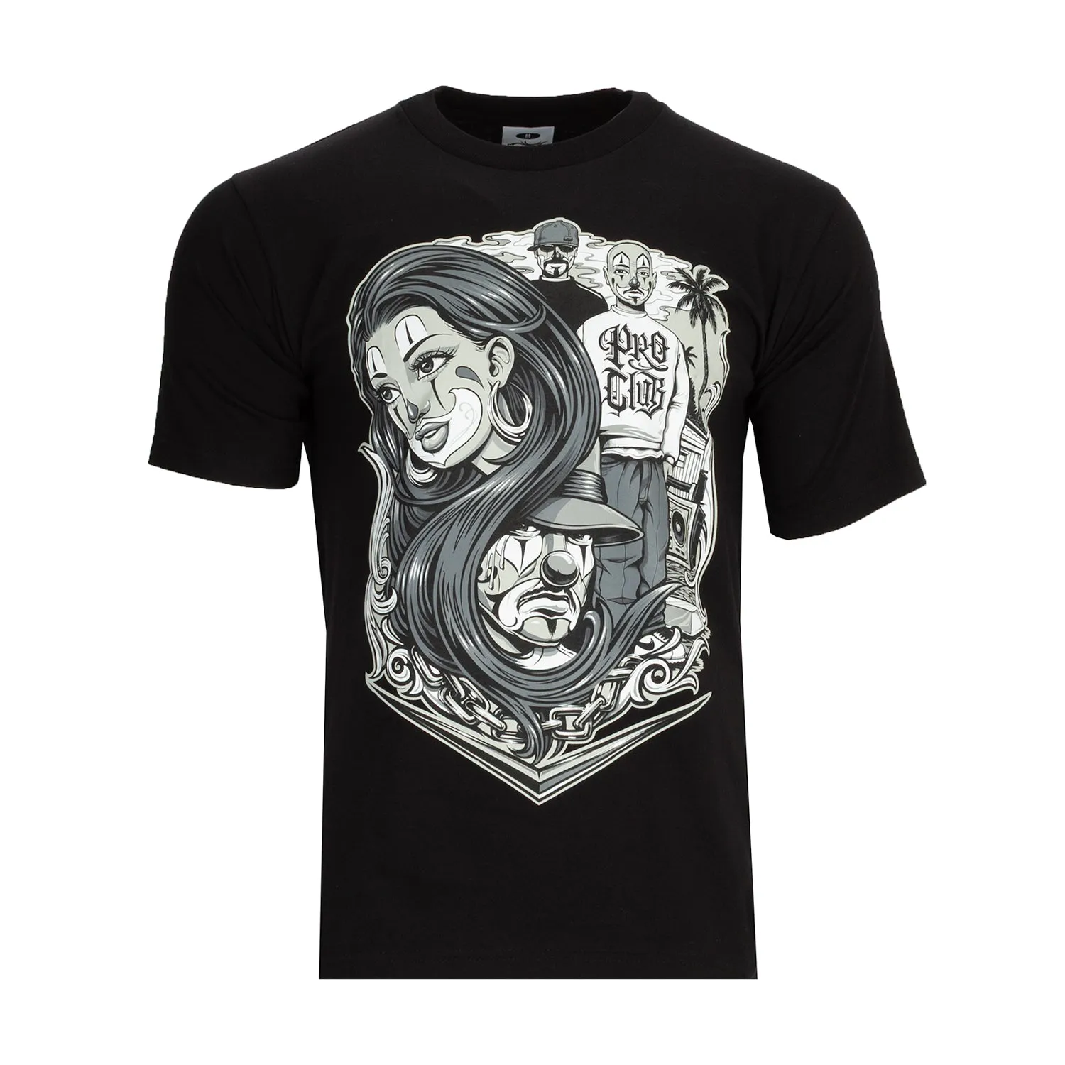 Mister Cartoon Chained Tee -Mens OdorResistant Fabric