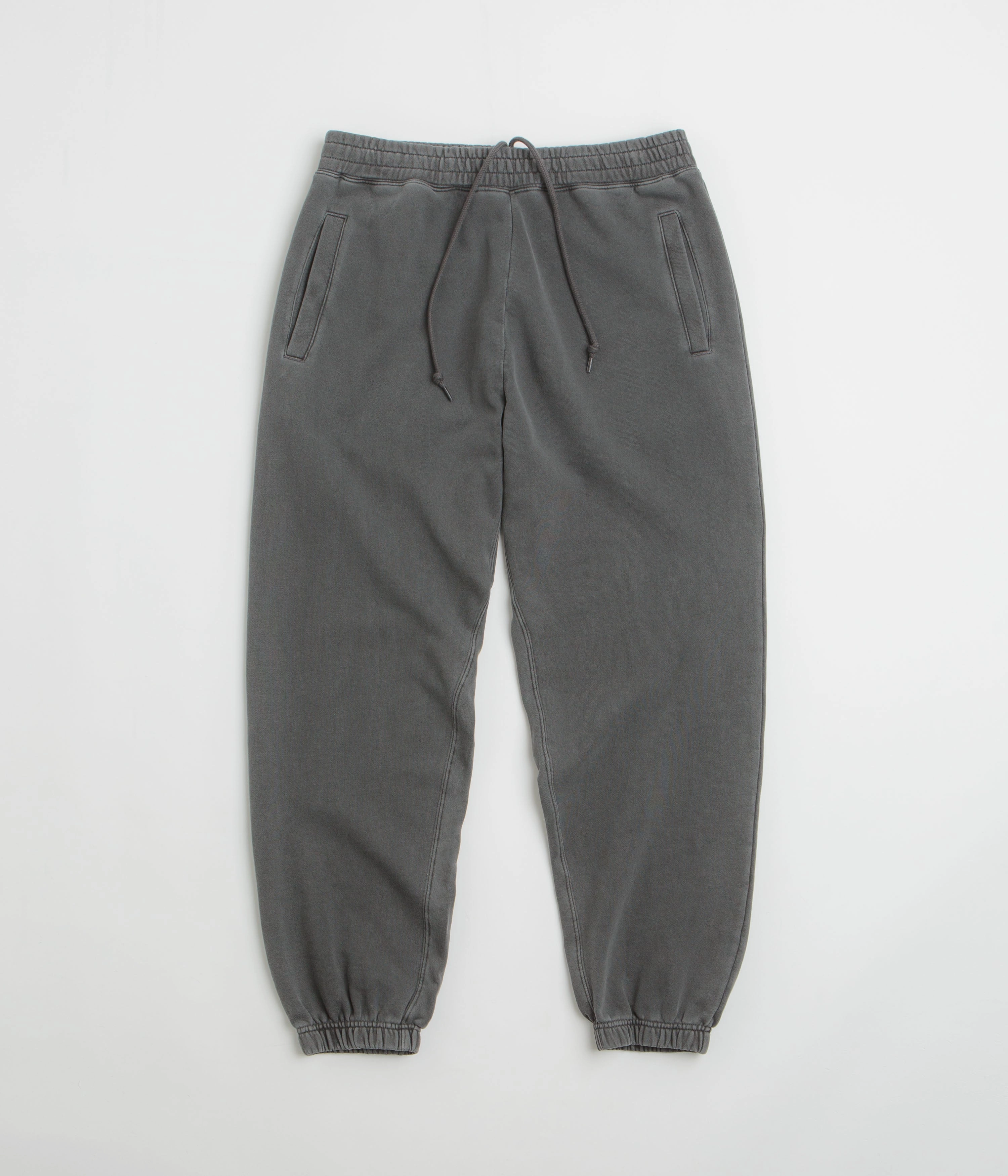 Bold Waistband Street Style Carhartt Nelson Sweatpants - Graphite