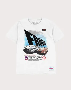 WindproofInterior Cyber Glow FROSTIEZ RP55 LLC Frostiez Raceway White Tee