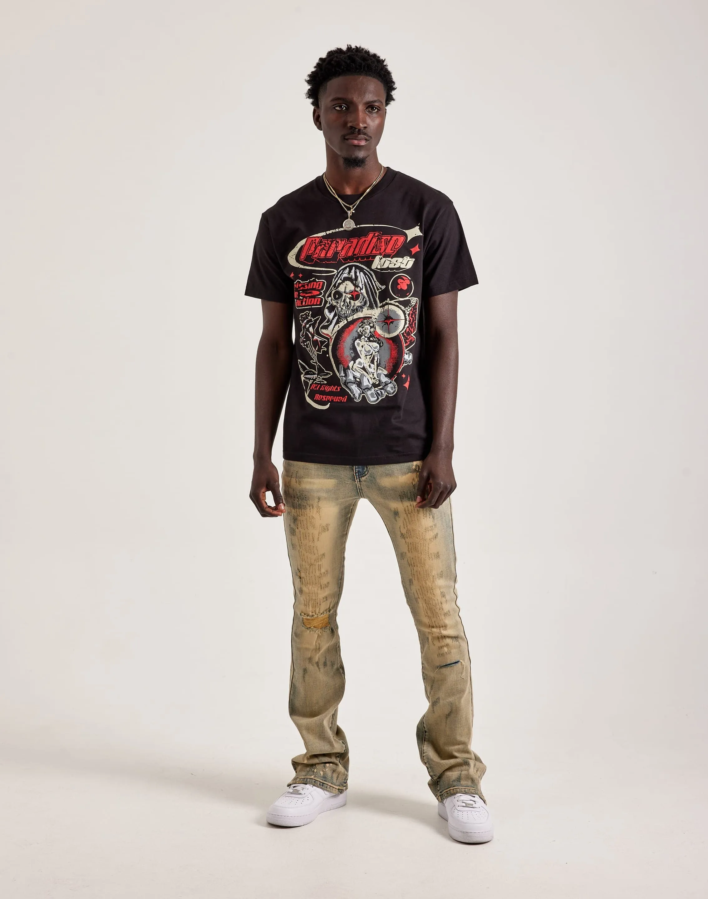 Strong Denim Free Fit Paradise Lost Y2K Tee