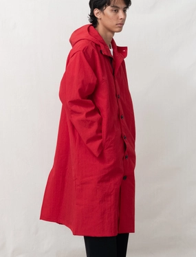 Layered Ventilation Panels R19Y1 Gill Coat (Red Waratah Nylon)