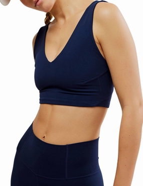 Never Better Crop - Midnight Navy Powerful single - compartment