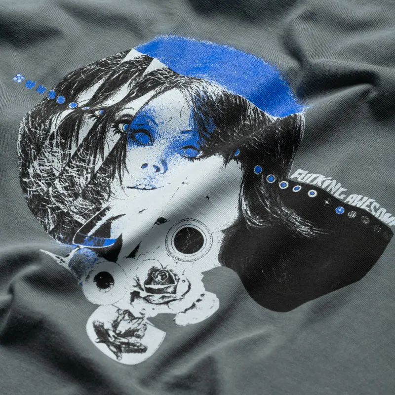 Urban Style Fucking Awesome Brinda Tee - Grey