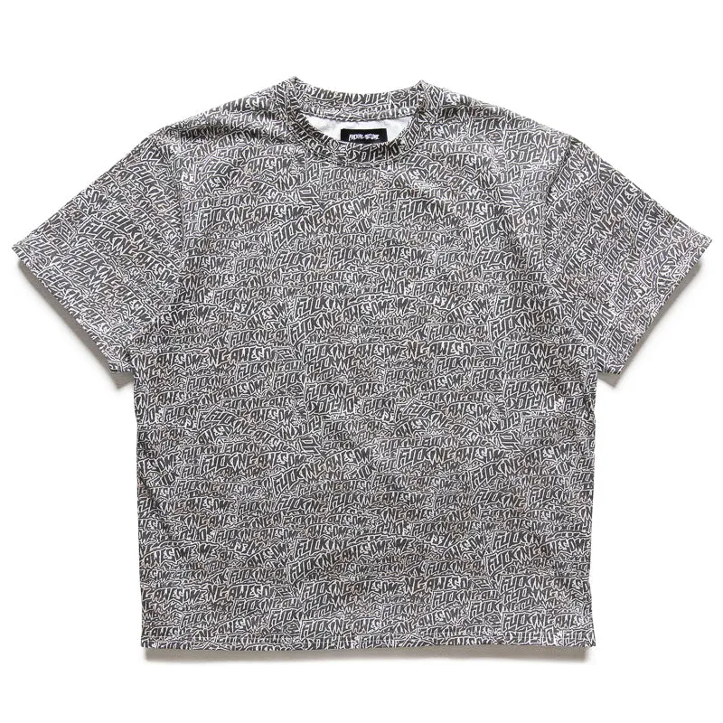 Fucking Awesome Burnt Sticker Stamp Tee - AOP Luxury