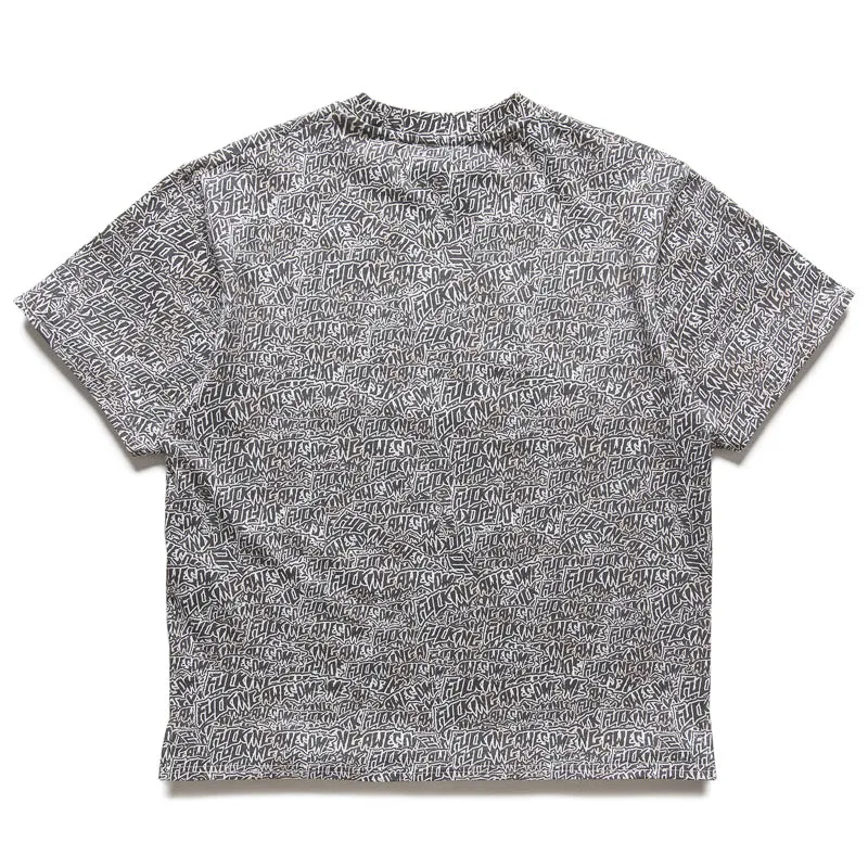 active shorts silhouette classic waist Fucking Awesome Burnt Sticker Stamp Tee - AOP