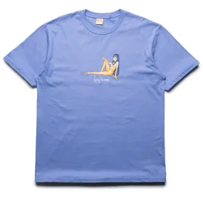 Skiing hockey venue Fucking Awesome FA World Girl Tee - Violet