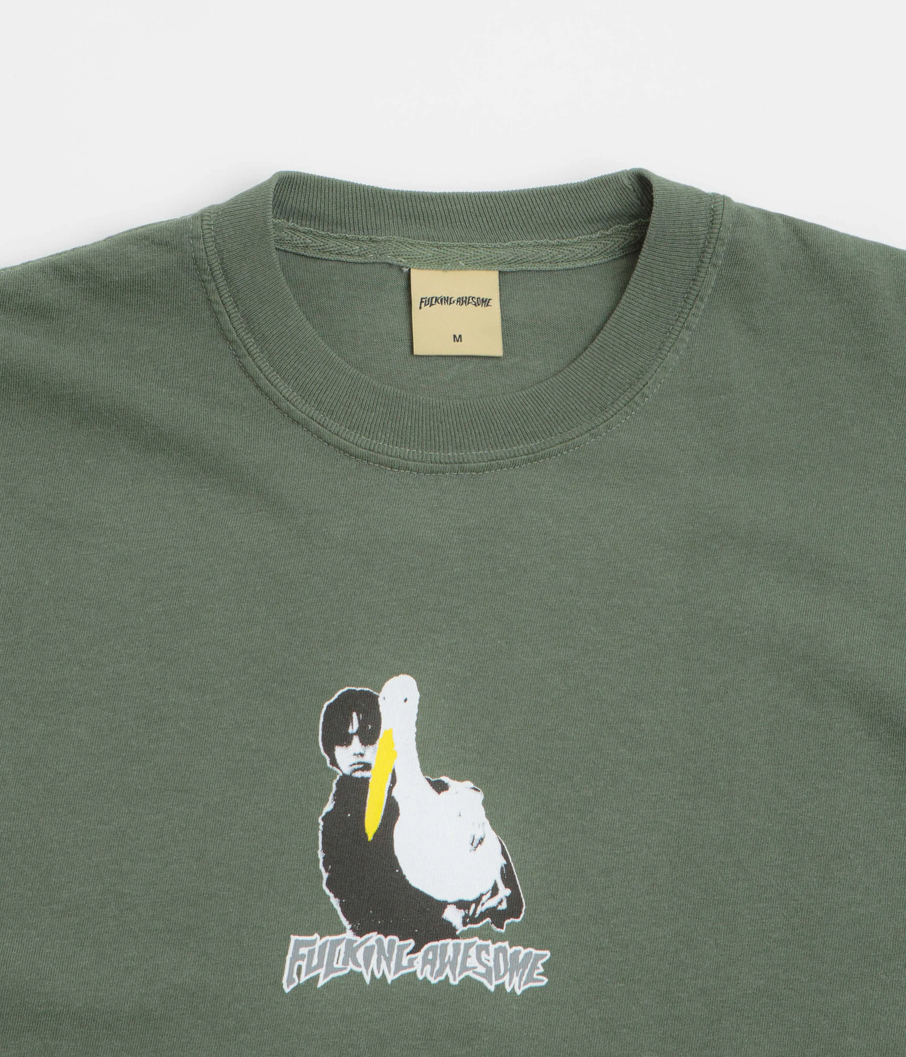 Fucking Awesome High Lonesome II T-Shirt - Moss business venue event Lounge Wear
