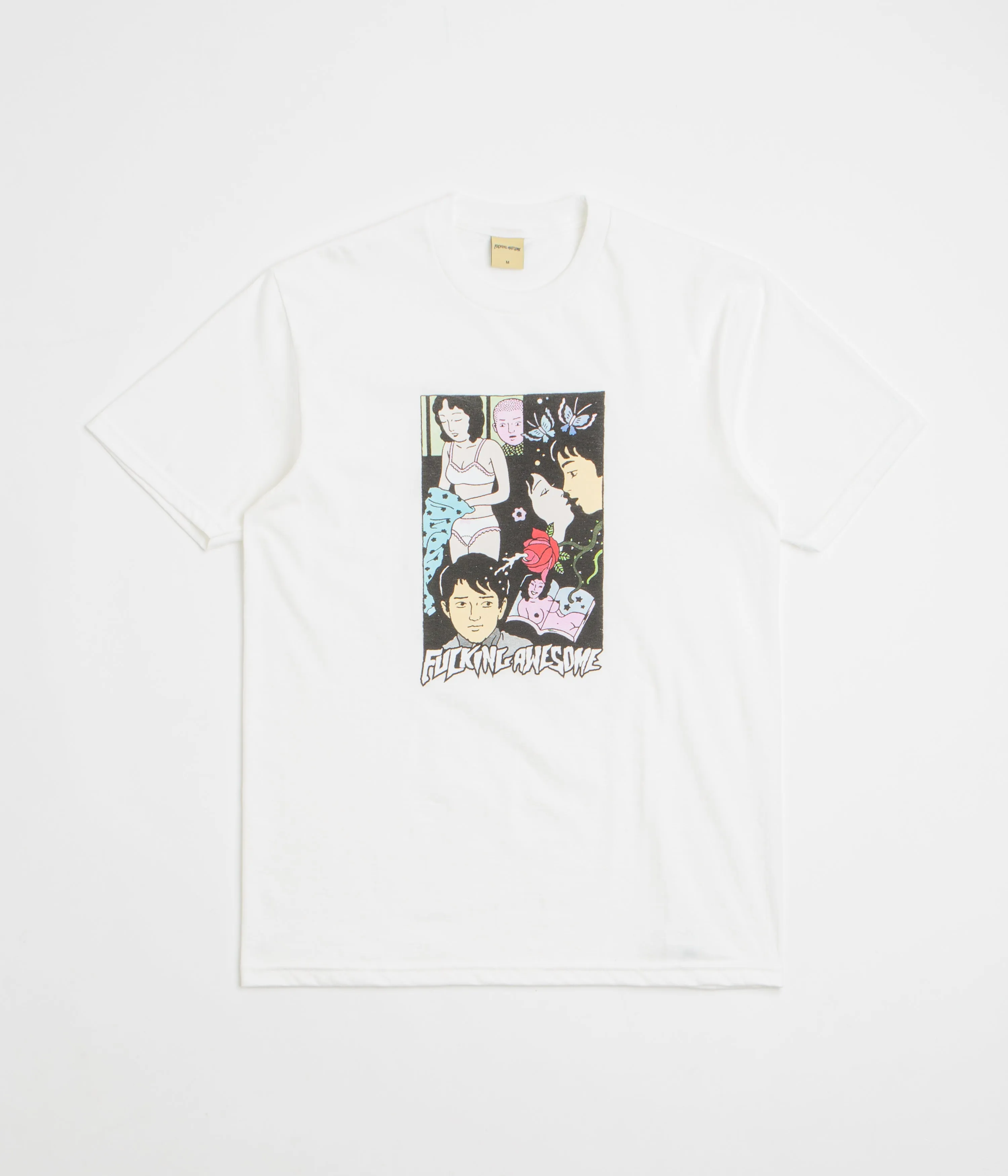 Fucking Awesome Yoyogi Park T-Shirt - White Thermal Insulation sheath silhouette