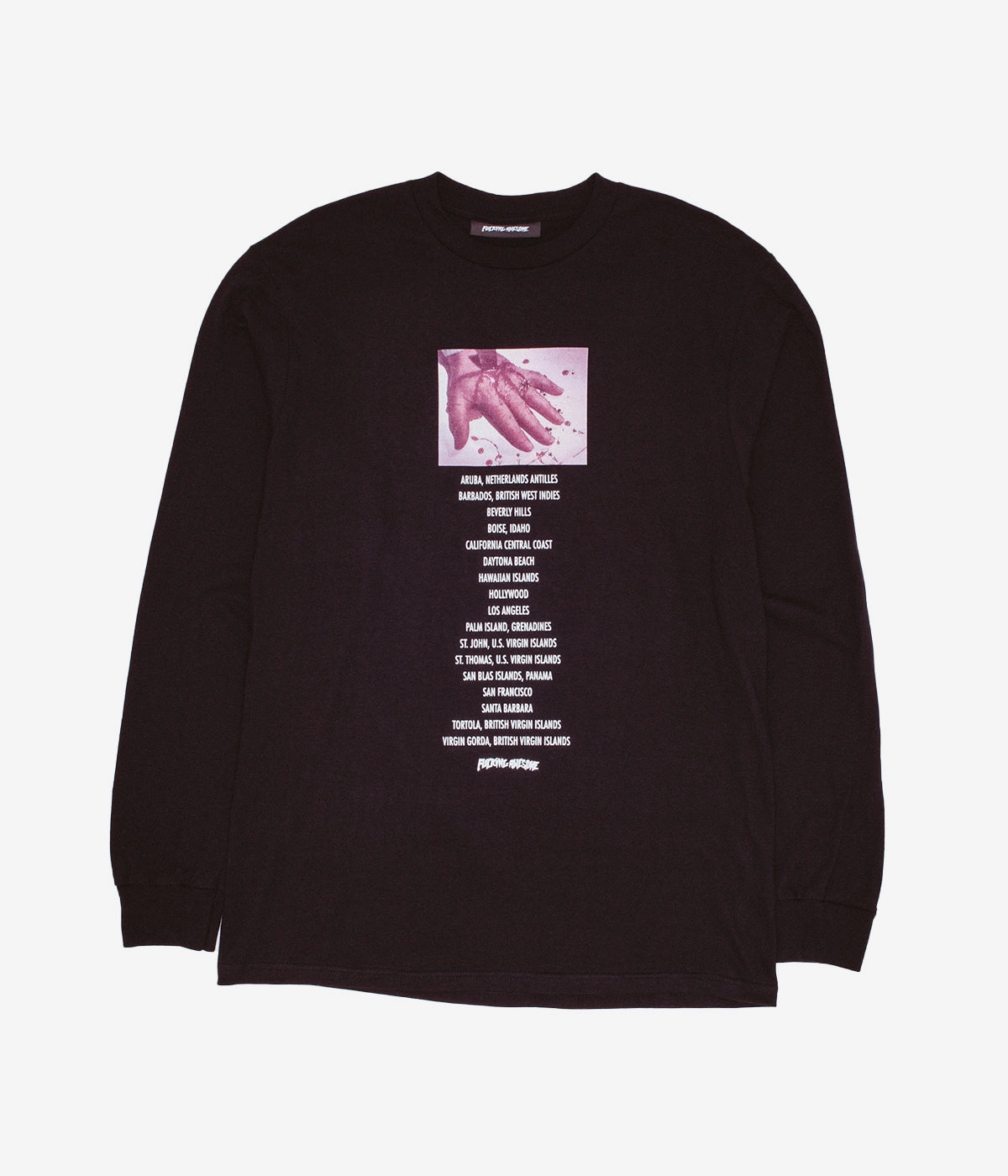 Fucking Awesome Daytona Beach Longsleeve T-Shirt Button Down Design Workwear Style