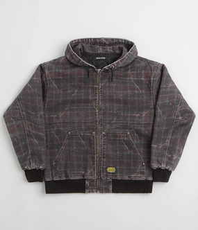 Fucking Awesome Distressed Plaid KO Work Jacket - Brown Forgiveness Unique