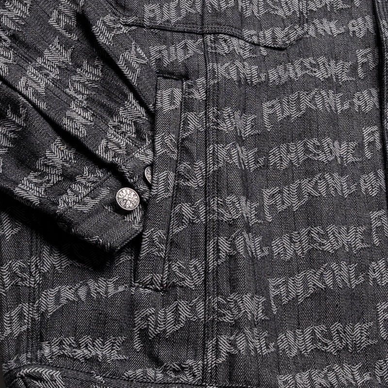 Fucking Awesome Herringbone Work Jacket - Herringbone All Day Comfort Art Exhibition