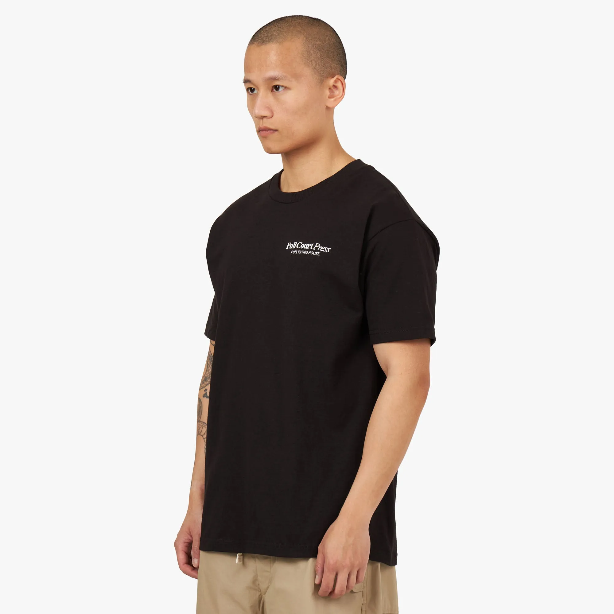 Plus Size Above knee Full Court Press SP24 Logo T-Shirt / Black