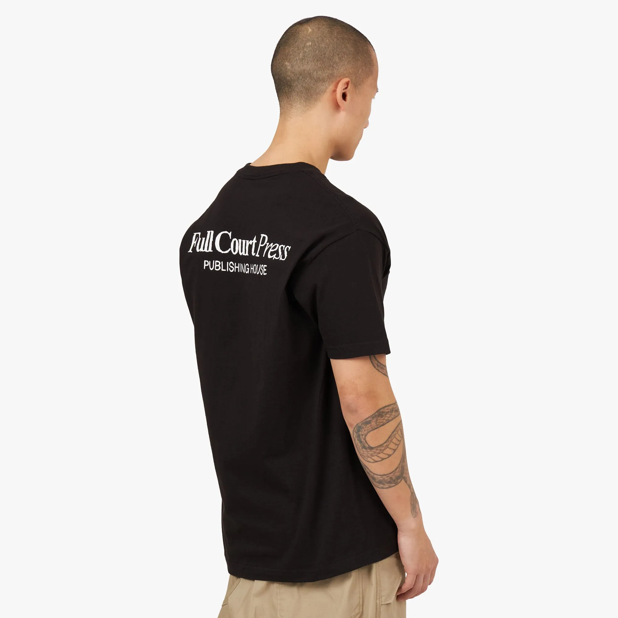 Bow Full Court Press SP24 Logo T-Shirt / Black