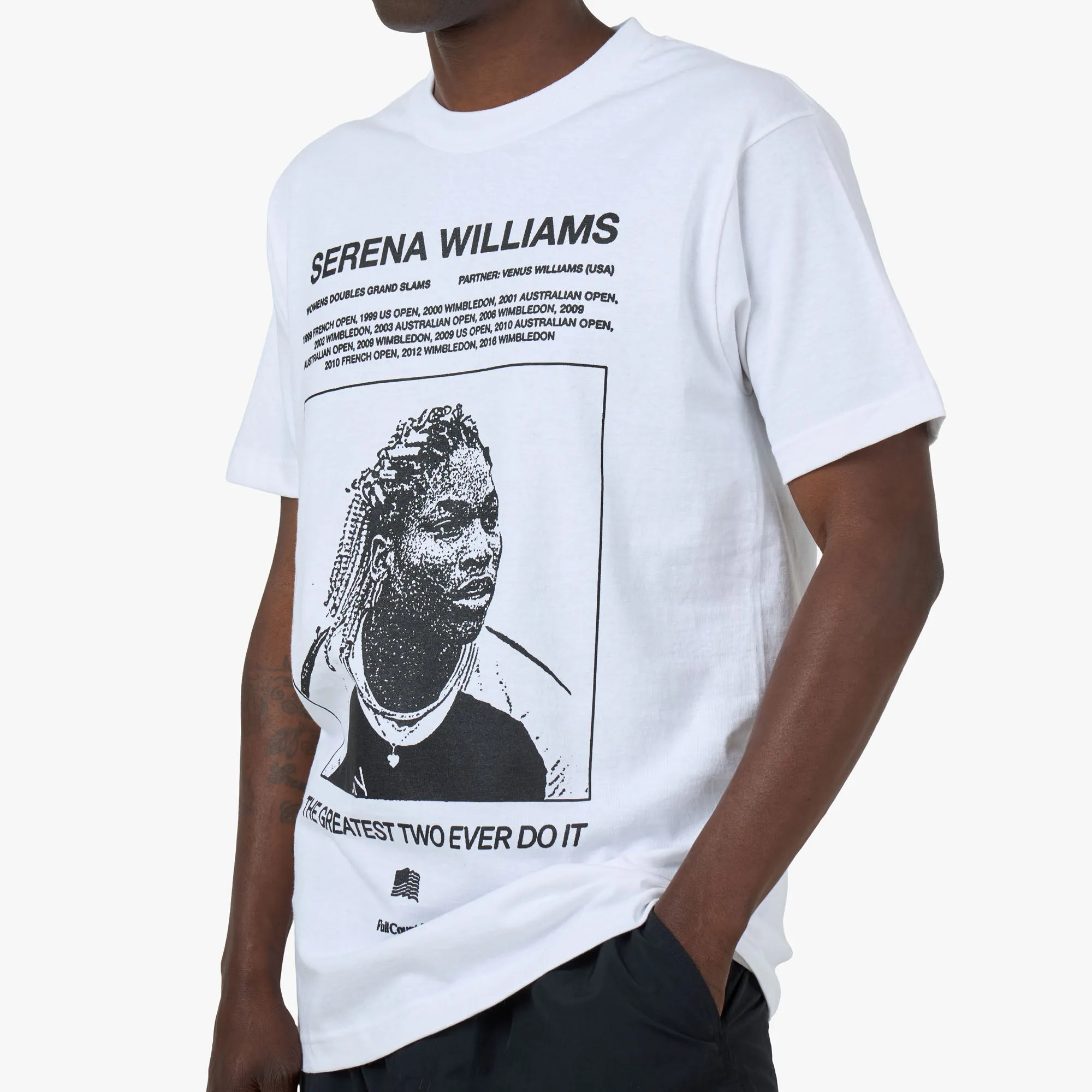 Full Court Press Williams T-Shirt White full-length legs