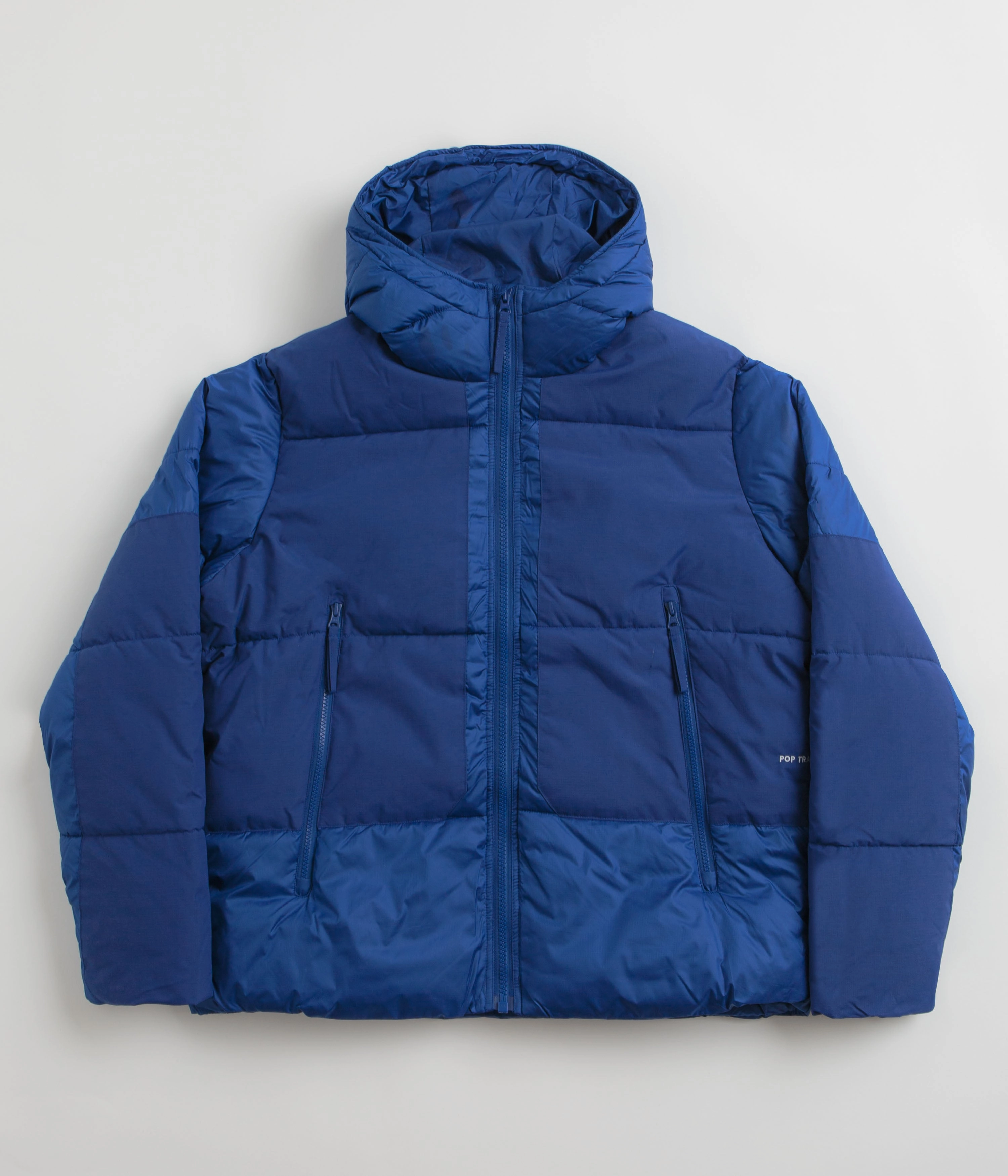 Moisture Wicking Lining Pop Trading Company Puffer Jacket - Sodalite Blue