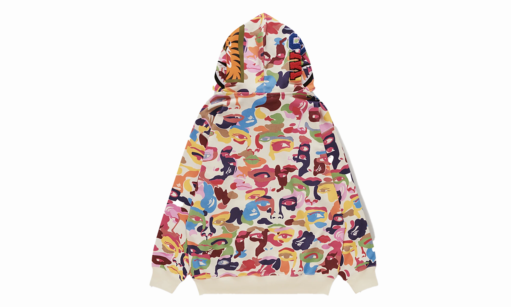 FULL ZIP HOODIE "KIDSUPER CAMO SHARK - MULTI"