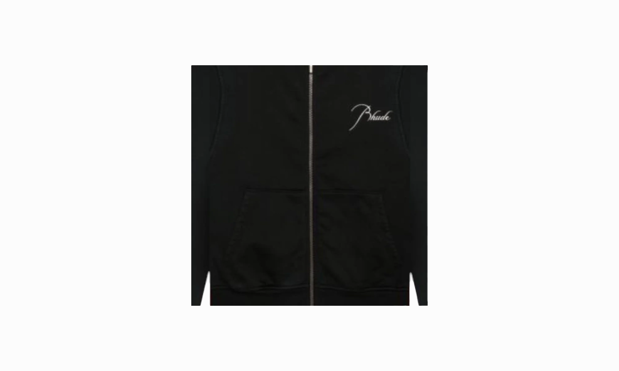 Full Zip Up Hoodie "Vintage Black"