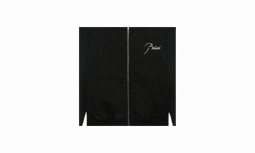 Full Zip Up Hoodie "Vintage Black"