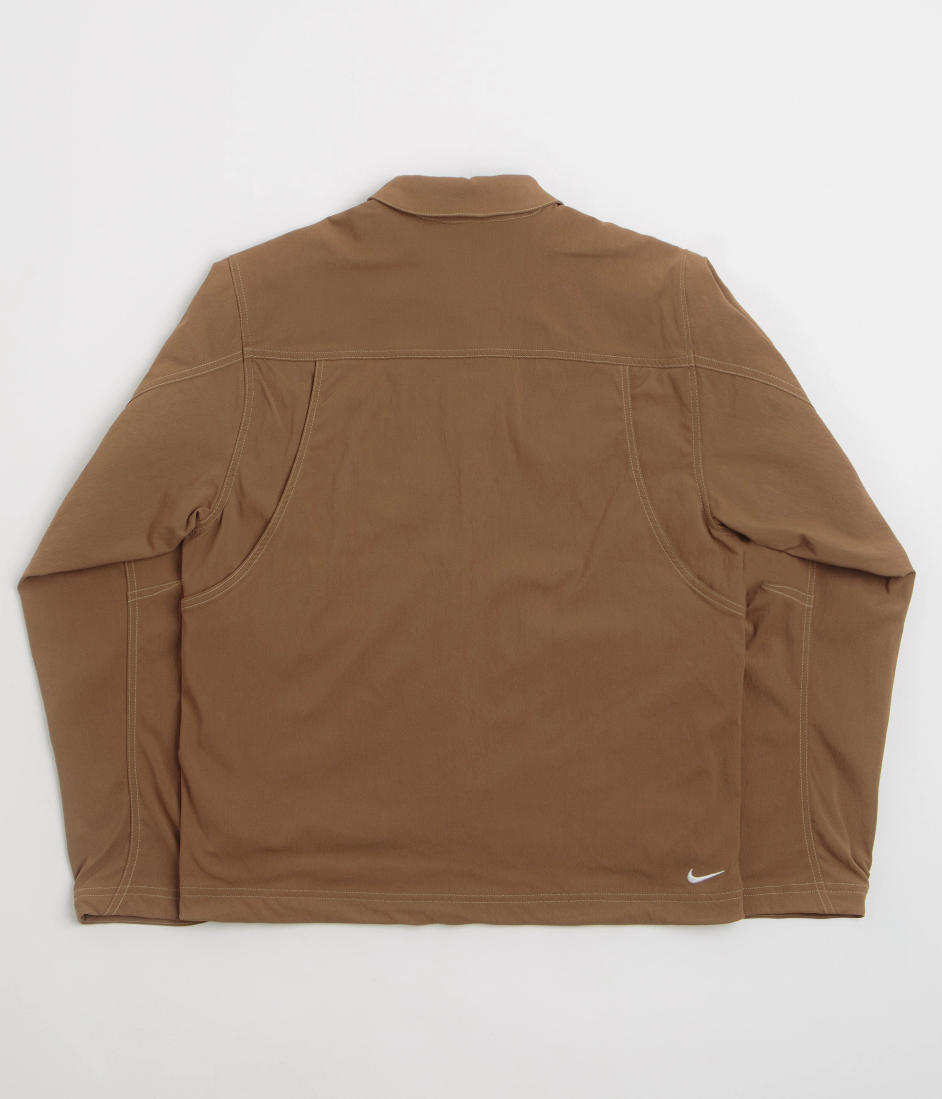 Compassion Elastic Cuff Mechanism Nike ACG Smith Summit Jacket - Mosswood Brown / Light Khaki / Summit White
