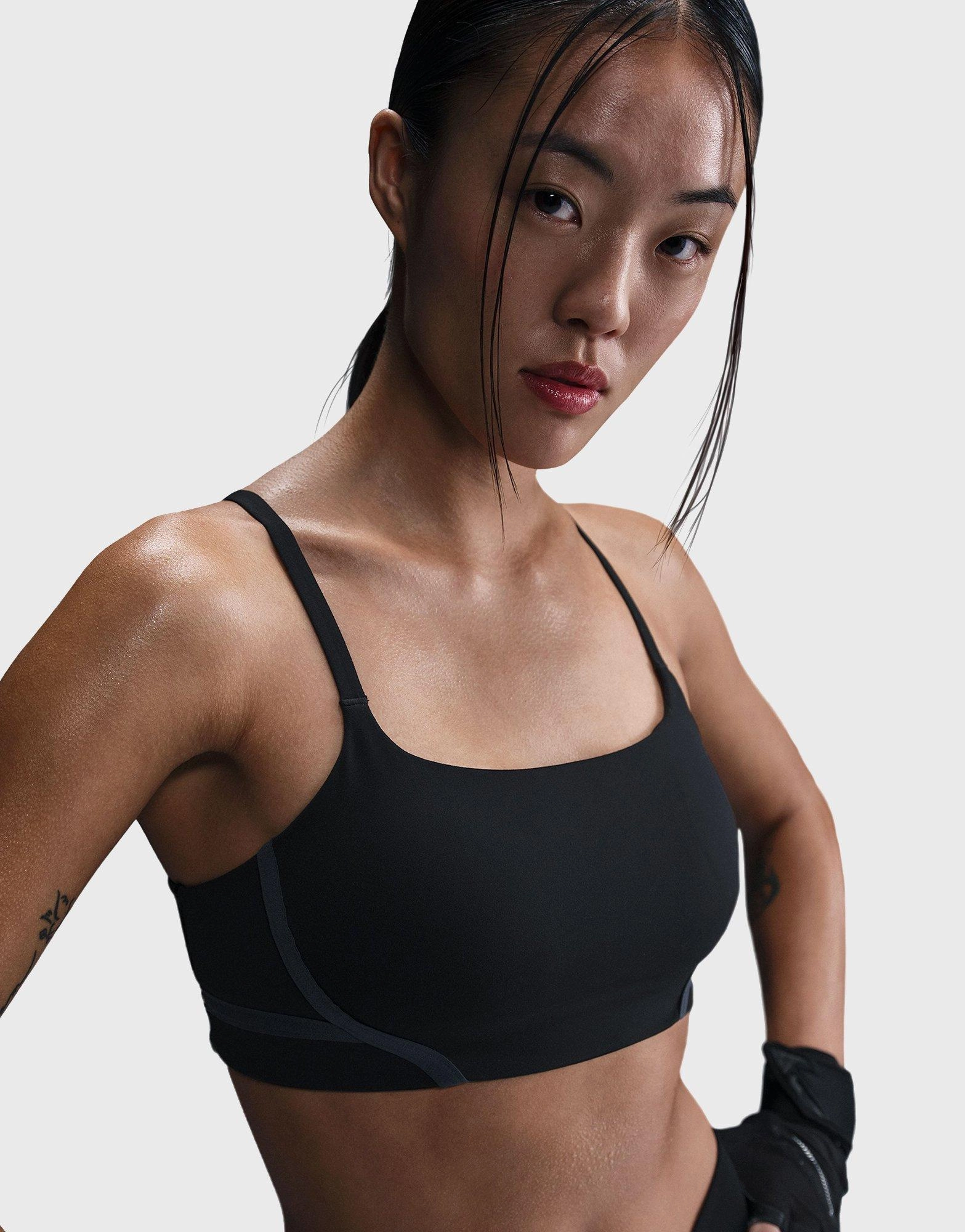Non-Irritating Fabric Laser Cut Edges Sports Bra