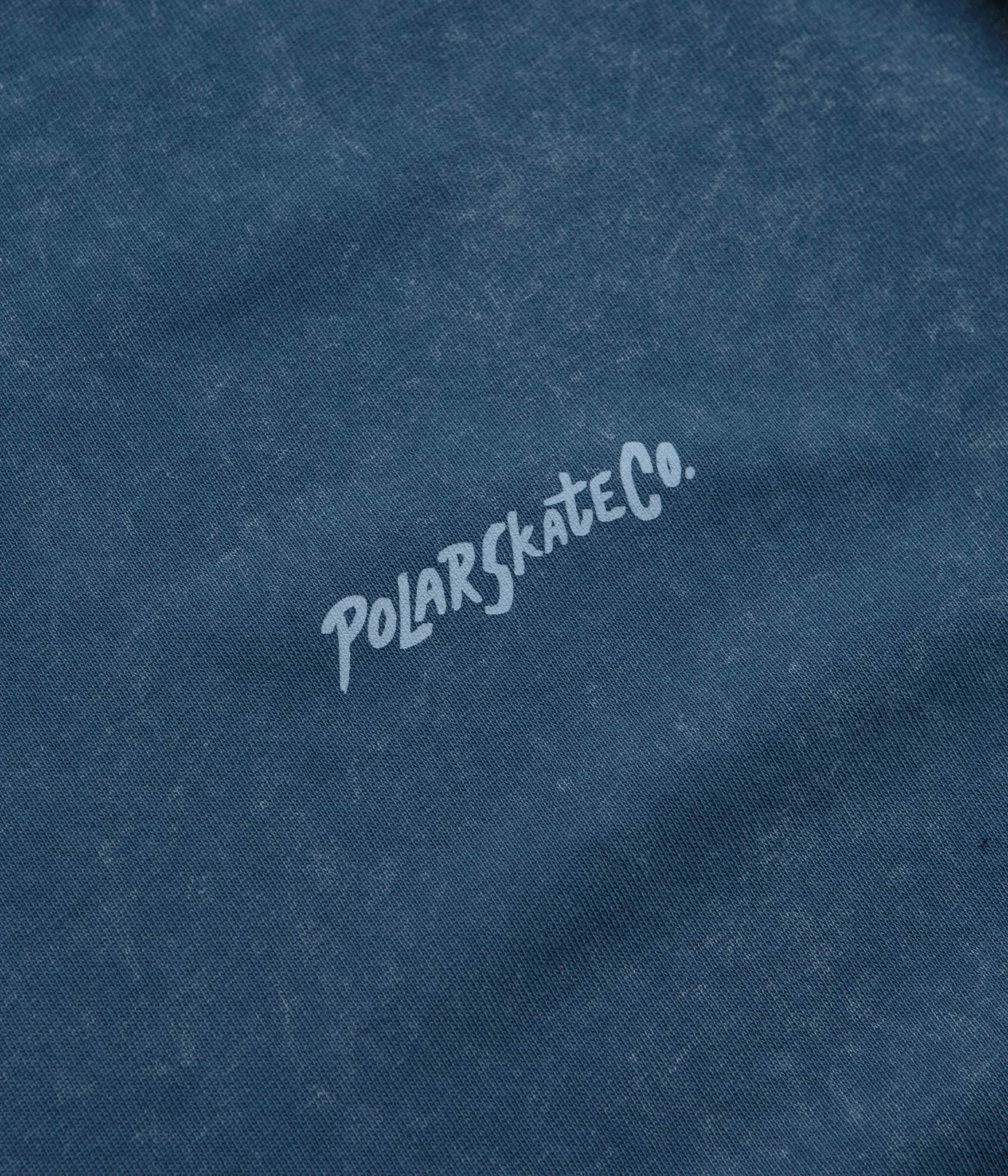 buckle skating venue Polar Surf Logo Acid T-Shirt - Dark Blue