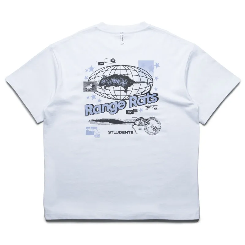 visible details Students Golf Range Rats Tee - White