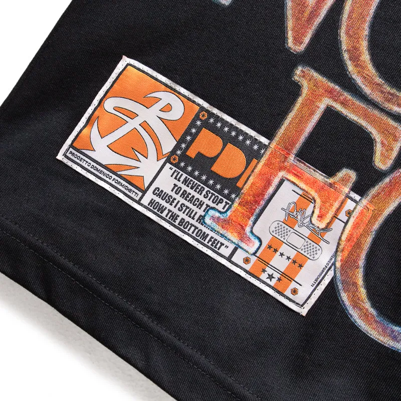 PDF Channel The Boy Gangs Tee - Black Hats shorts silhouette