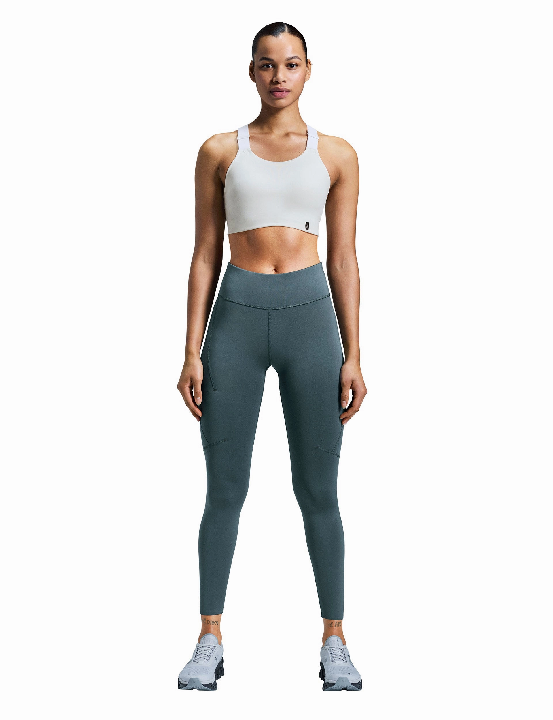 Performance Flex Bra - White Organic activewear