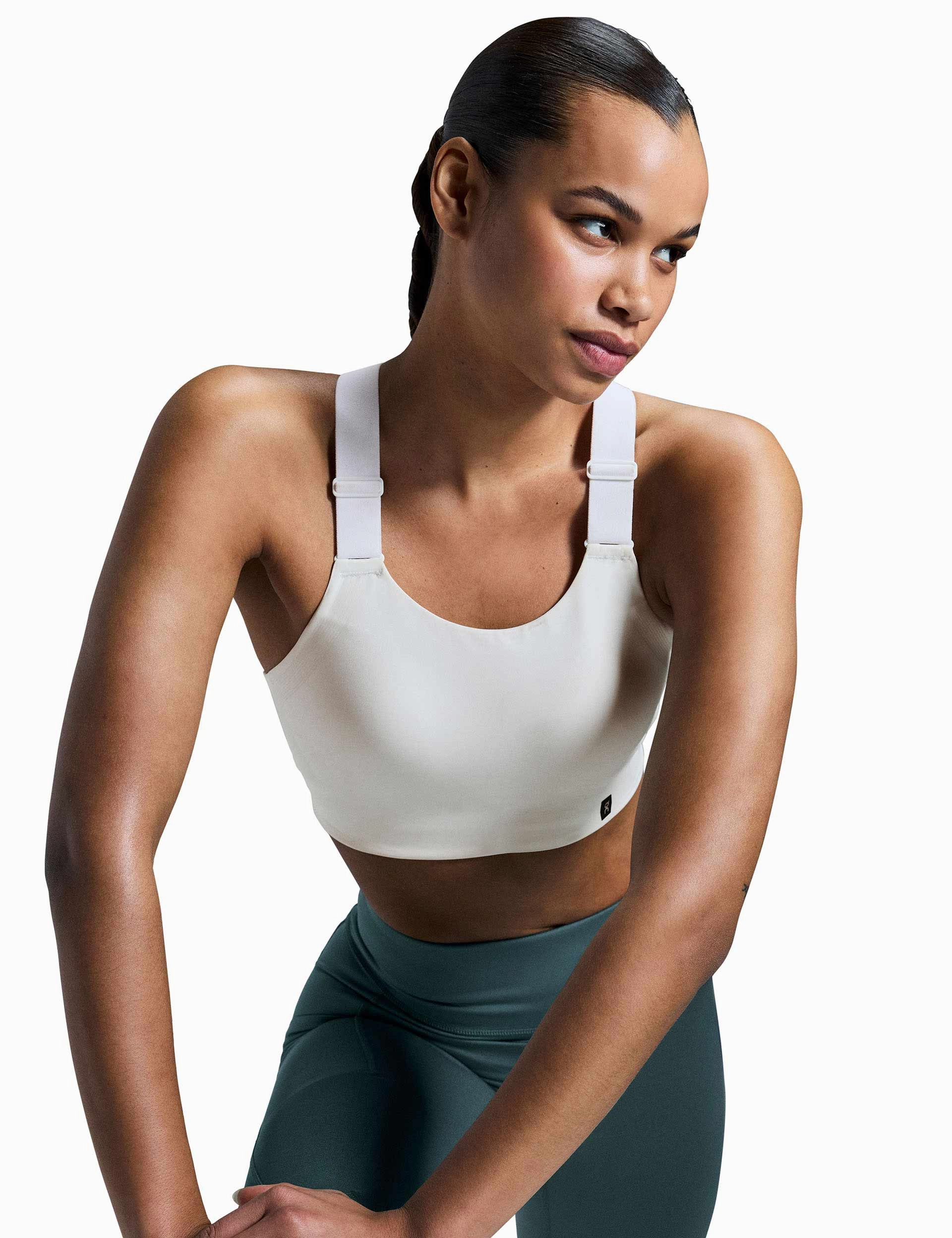Colorful active clothing Performance Flex Bra - White