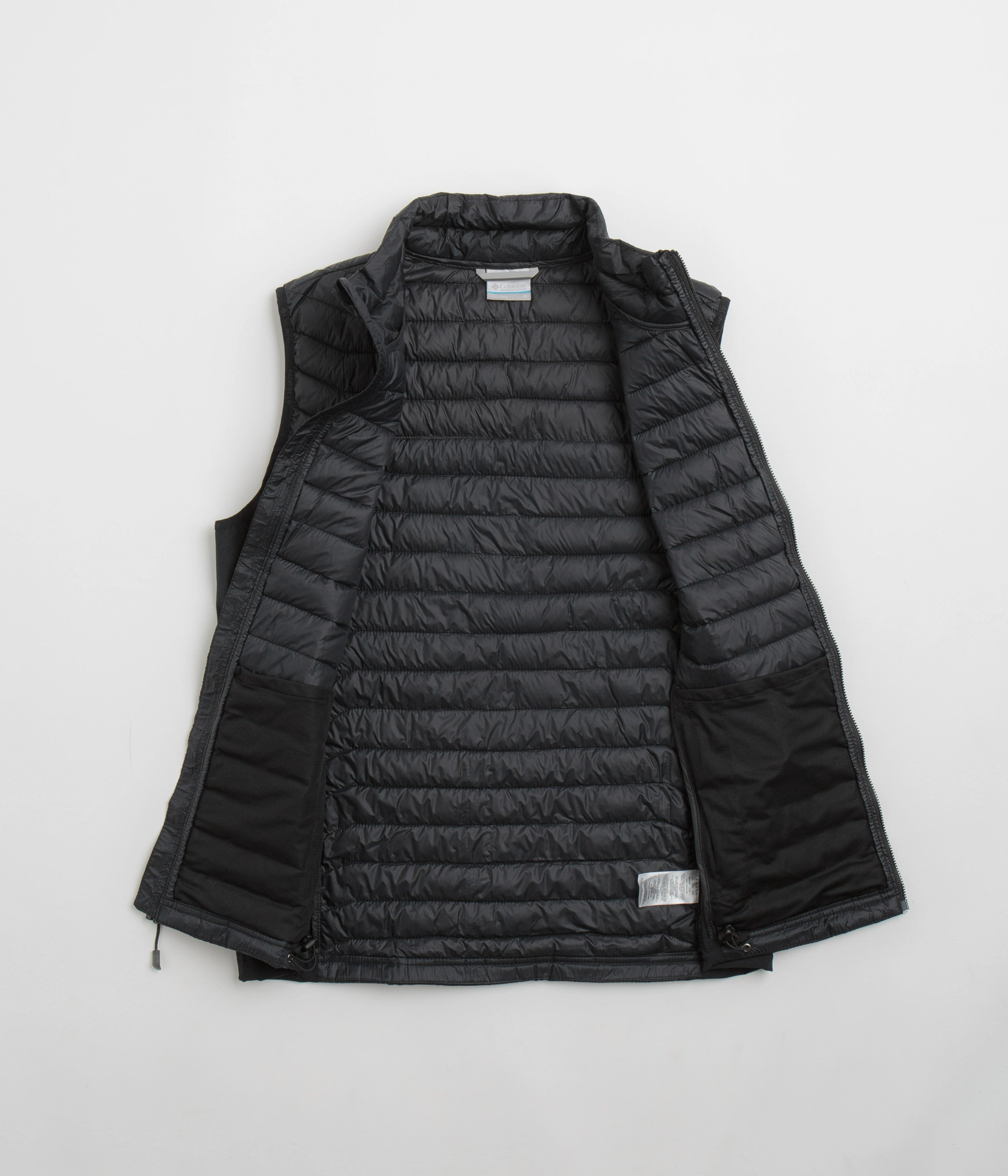 Long-sleeved Necklace Columbia Powder Pass Hybrid Vest - Black