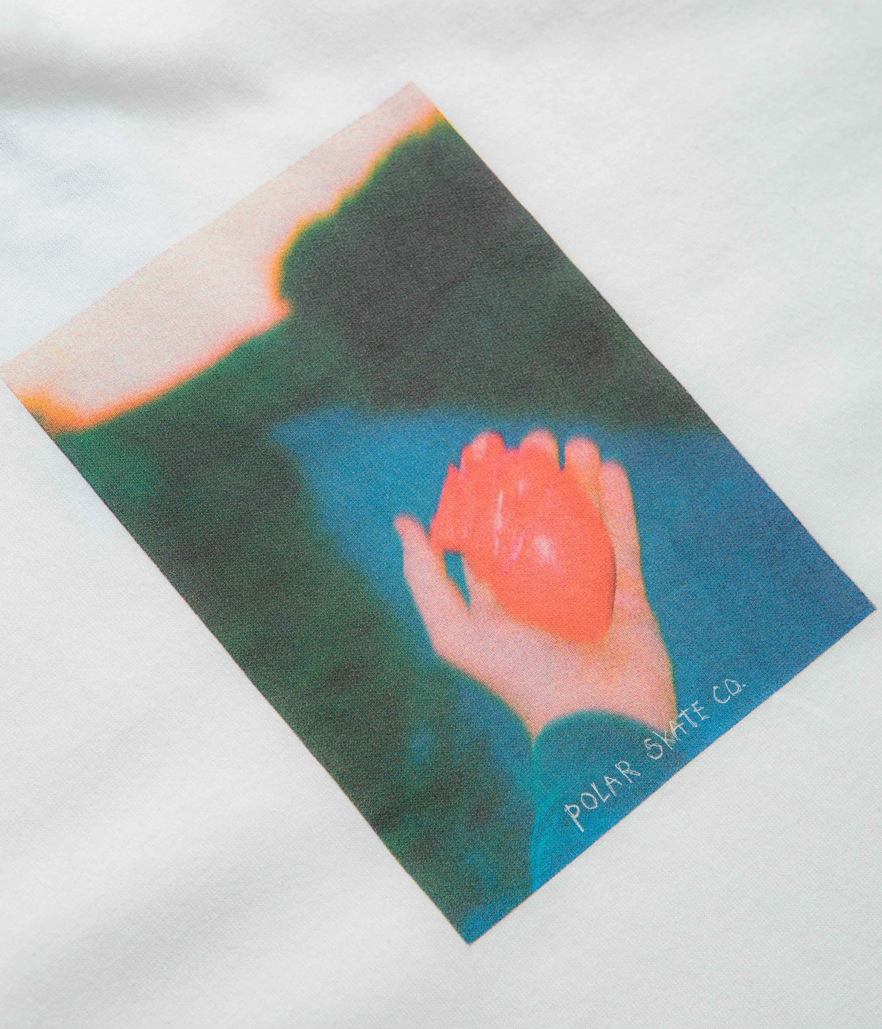 Polar Heart in Hand T-Shirt - White train venue Female