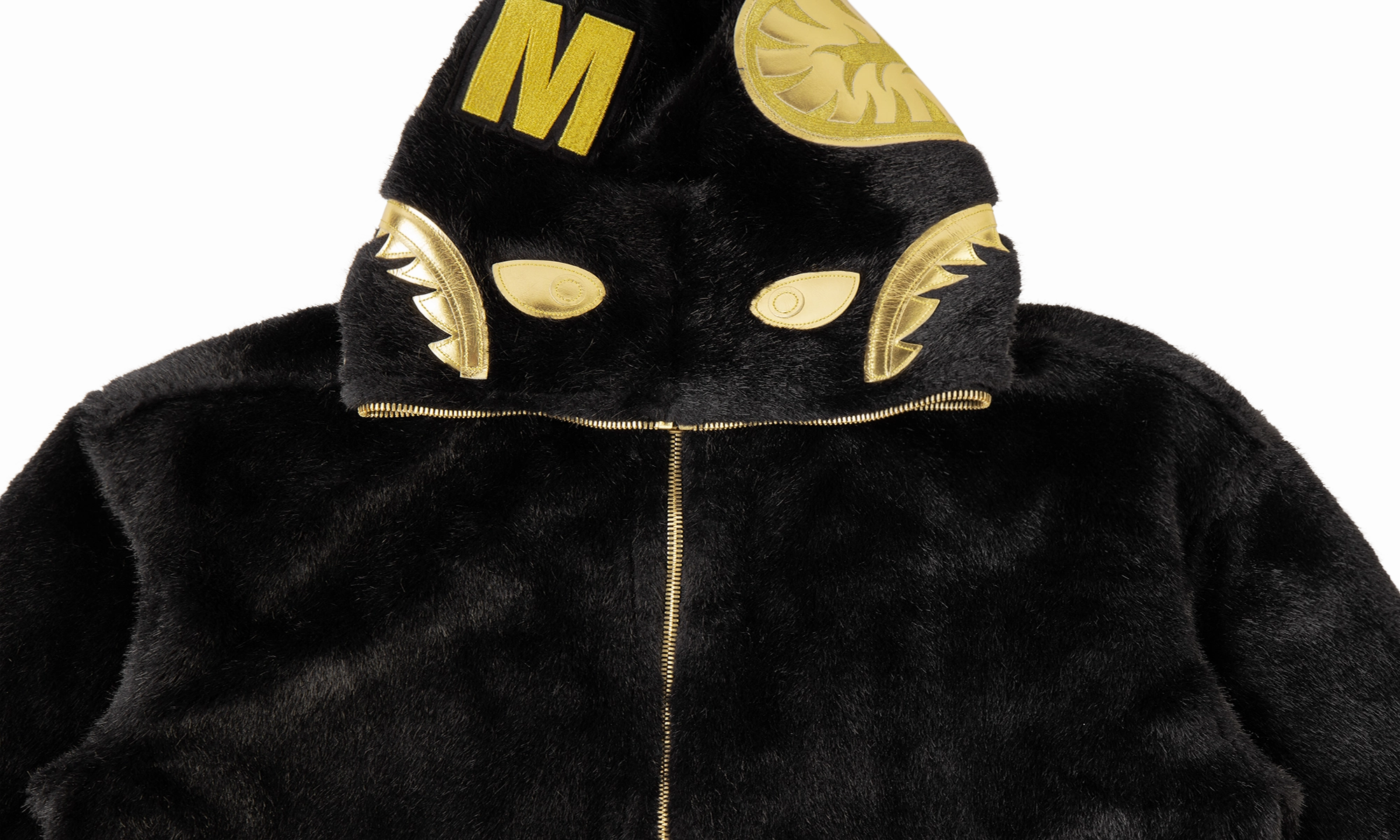 Fur Shark Hoodie Jacket M