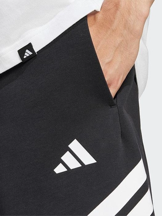 Warm Look ribbed texture Future Icons 3-Stripes Shorts