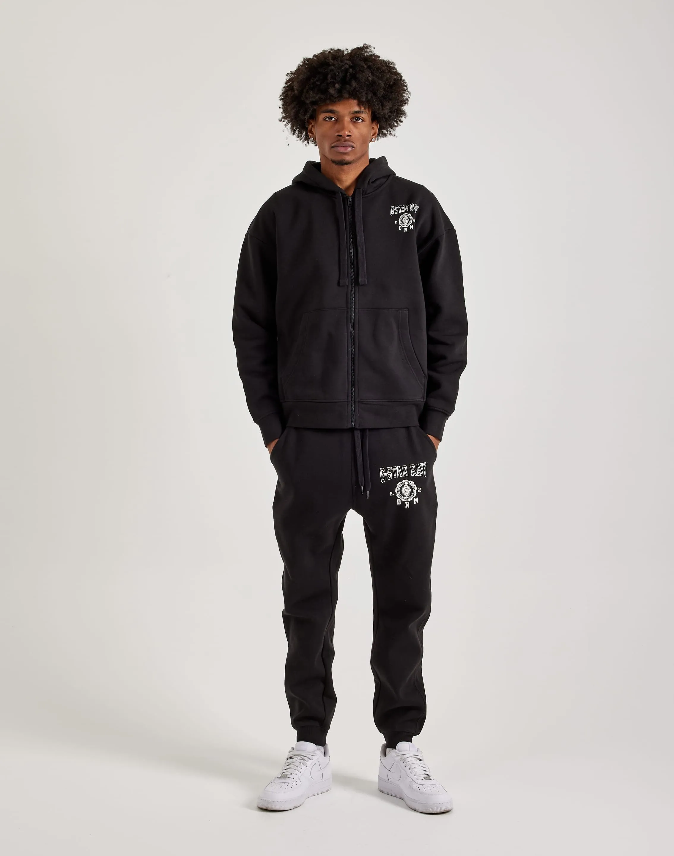 Street Edge Smart Casual G-Star Collegiate Full-Zip Hoodie