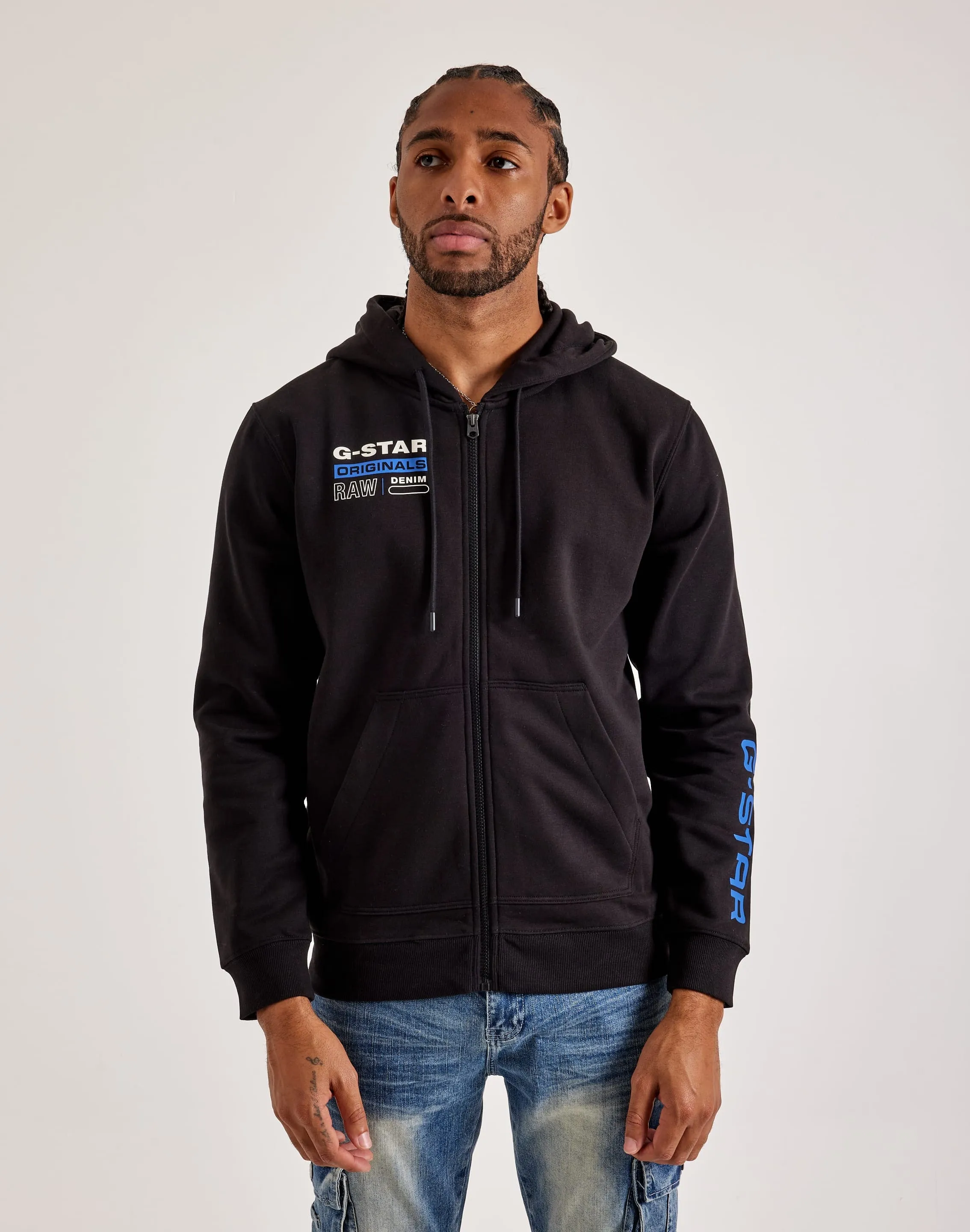 G-Star Originals Full-Zip Hoodie Warm Base Earth Glow