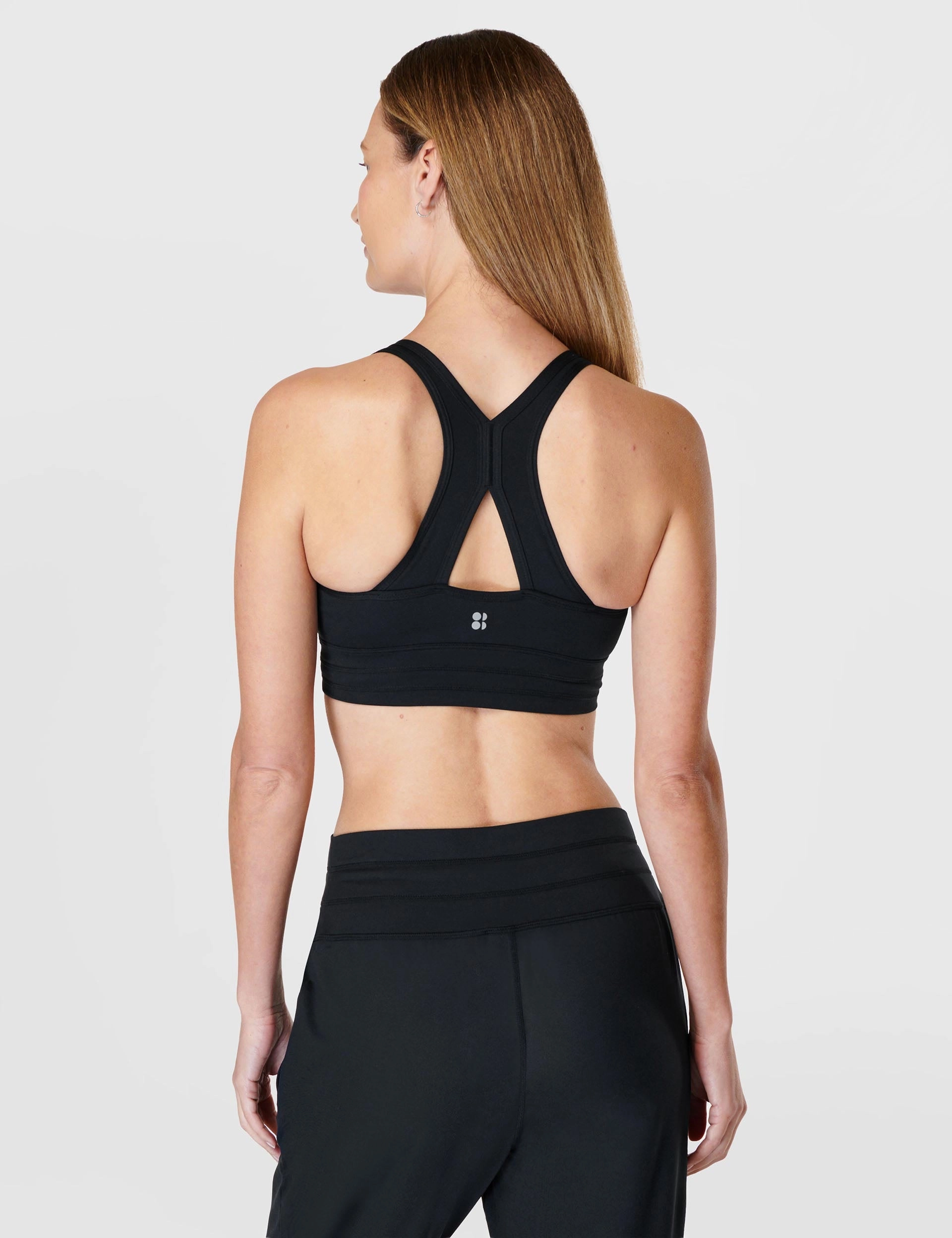 Gaia Yoga Bra - Black Anti-chafe