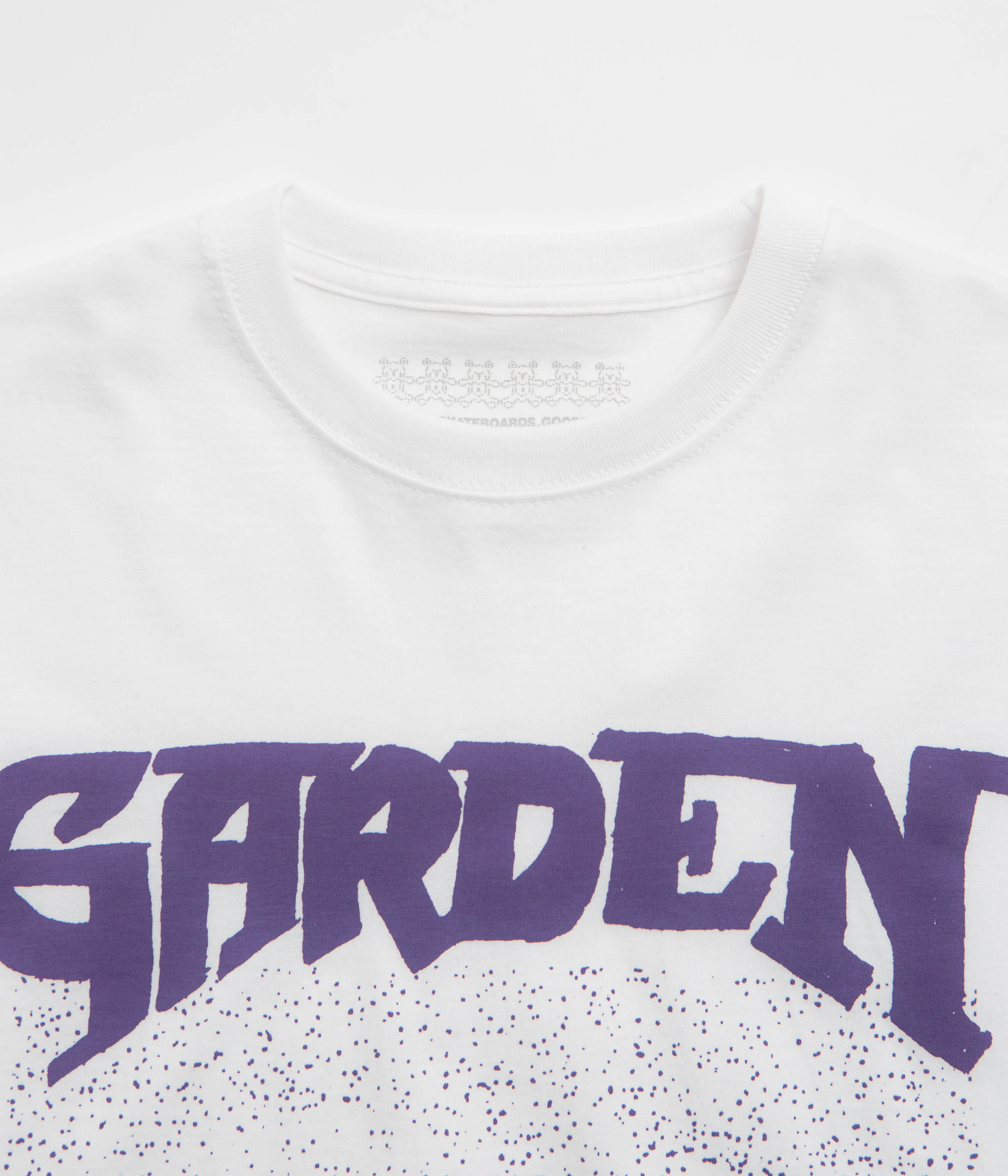 Modernity Garden Not A Race T-Shirt - White / Purple