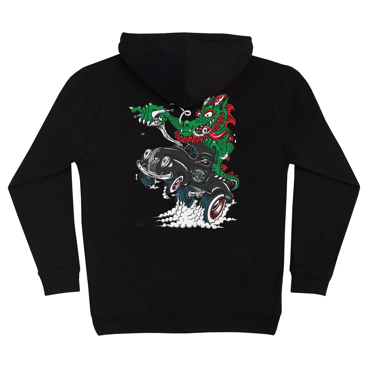 country style Independent - Caballero X Skate Aid Hoodie Black
