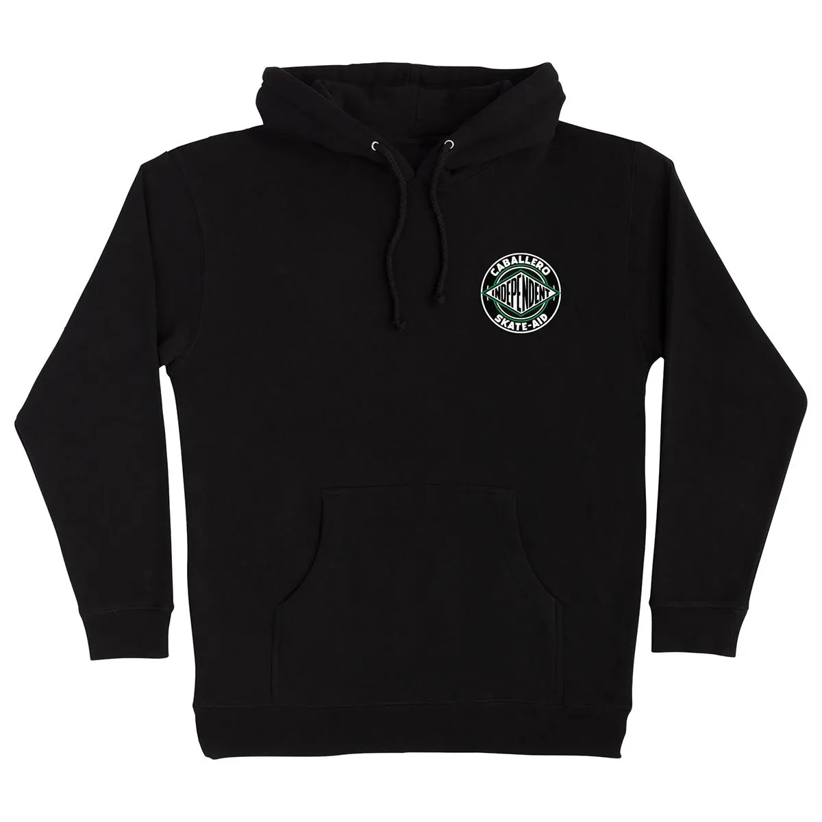Independent - Caballero X Skate Aid Hoodie Black Eland like snow holiday