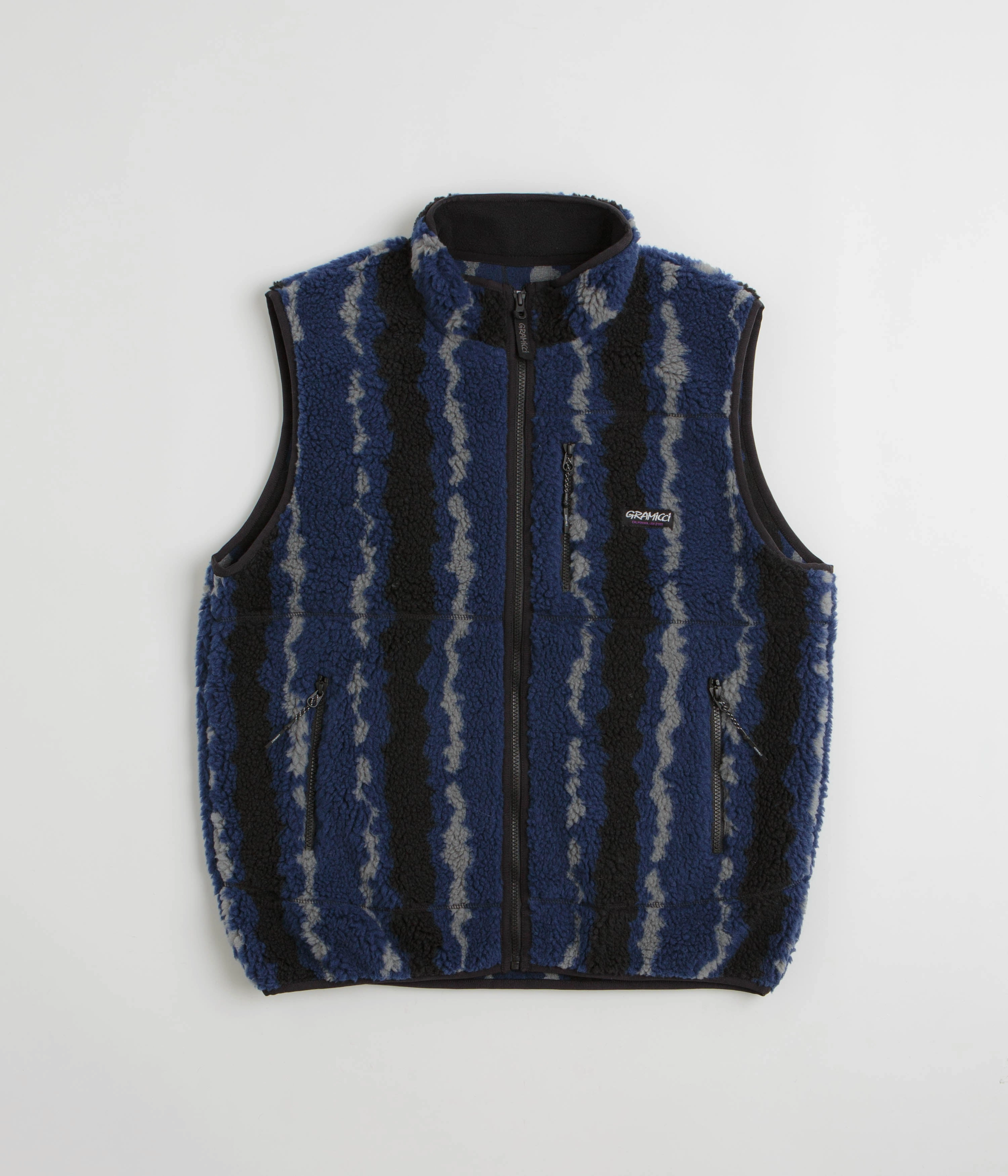 Gramicci Sherpa Vest - Navy Ripple brand - new
