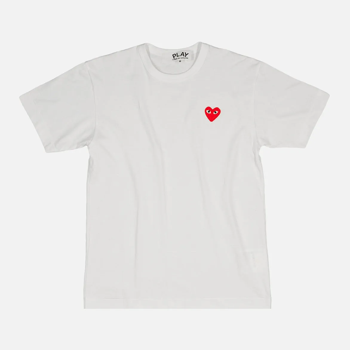 CLASSIC HEART LOGO TEE - WHITE Feather Glow Royal Mode