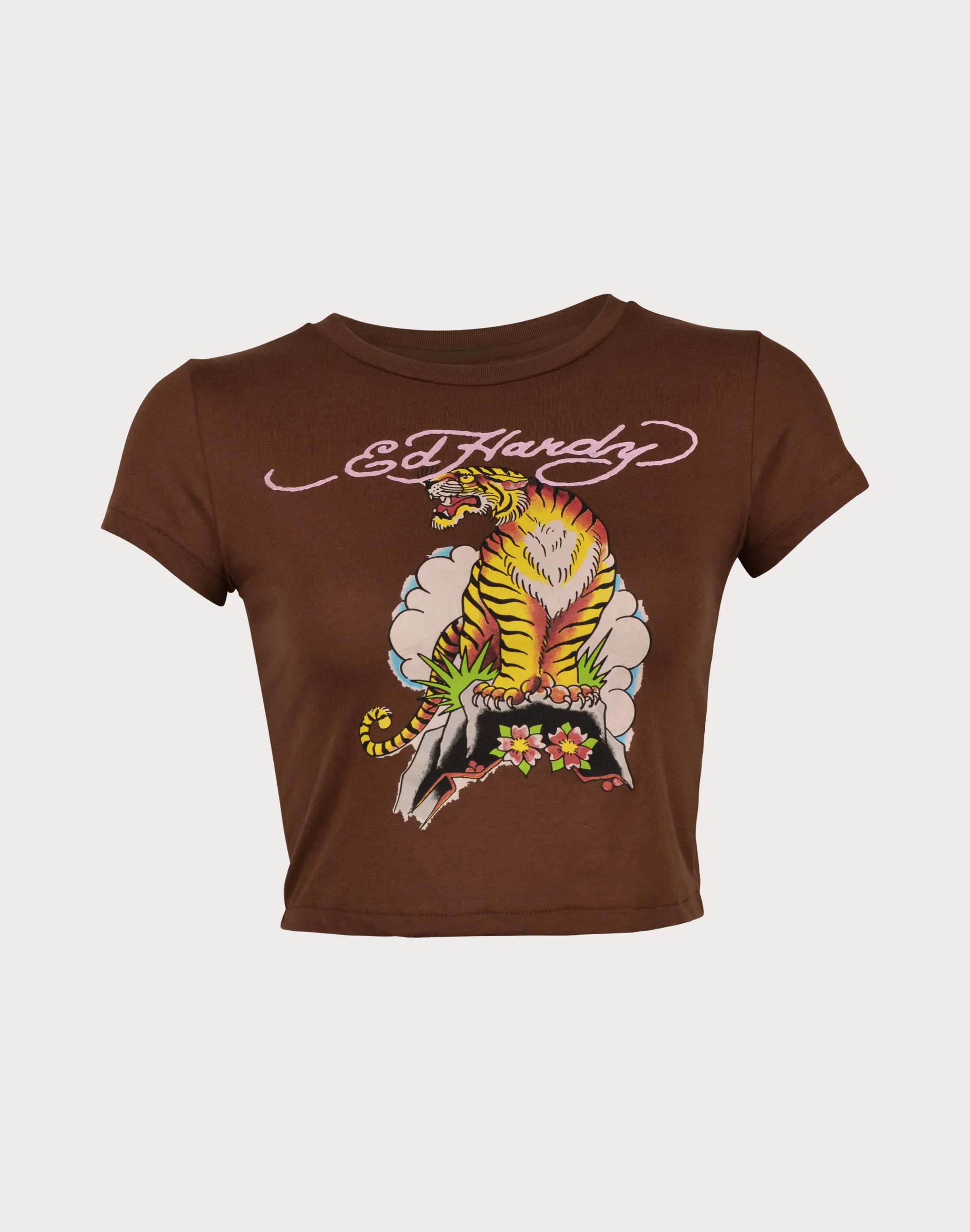 SoftTouchLining Ed Hardy Tiger Crop Tee