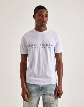 Armani Exchange Milano Logo Tee Soft Flow Thermal regulation