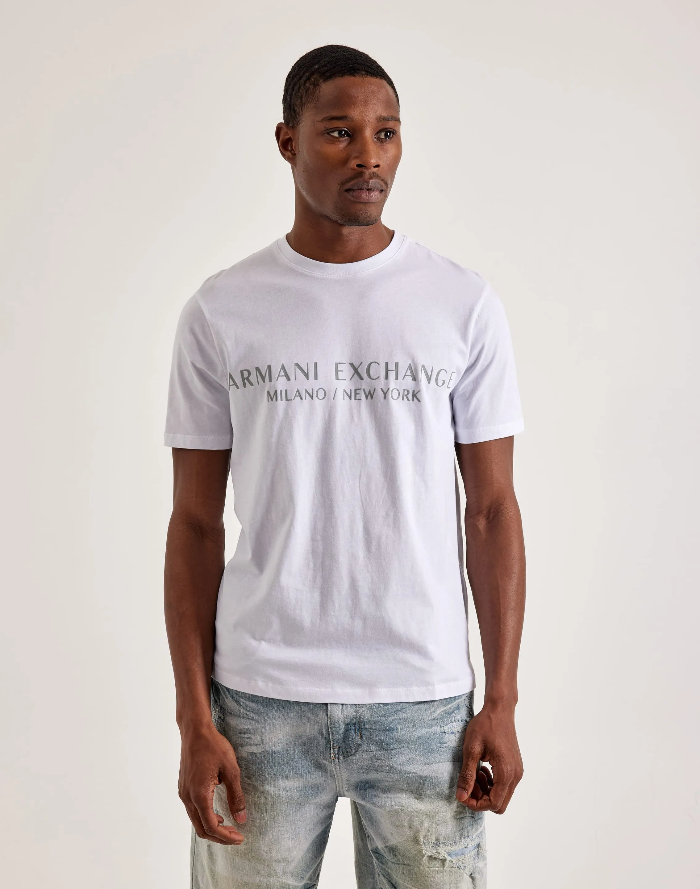 NonBindingCollar Armani Exchange Milano Logo Tee
