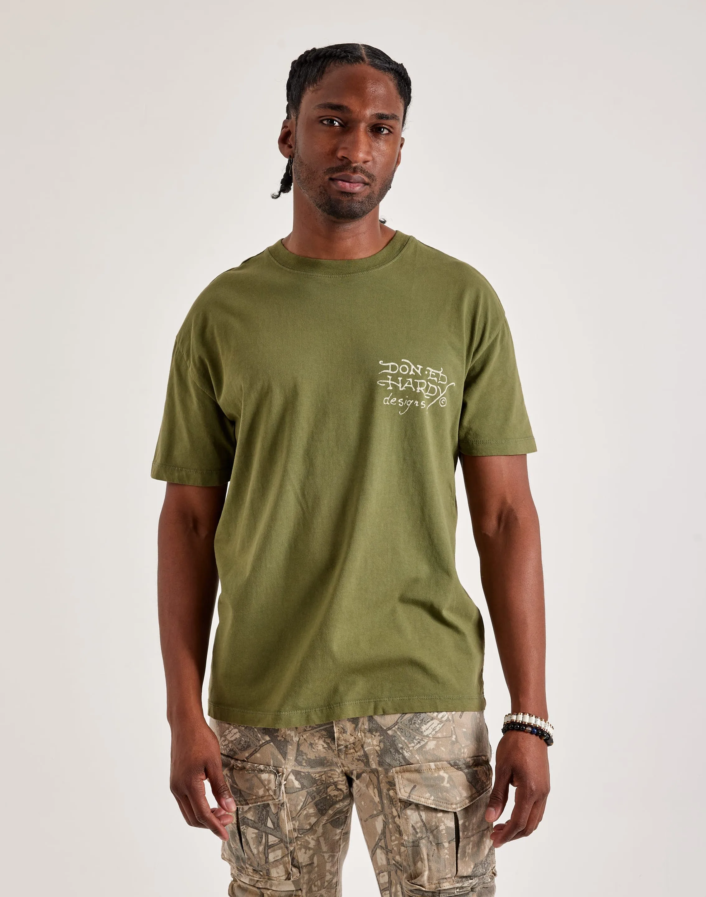 Ed Hardy Panther Snake Tee Adjustable Waistbands FlexibleFit