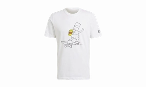 Conscious Fit TearResistant Material Simpsons Squishee Tee "White"
