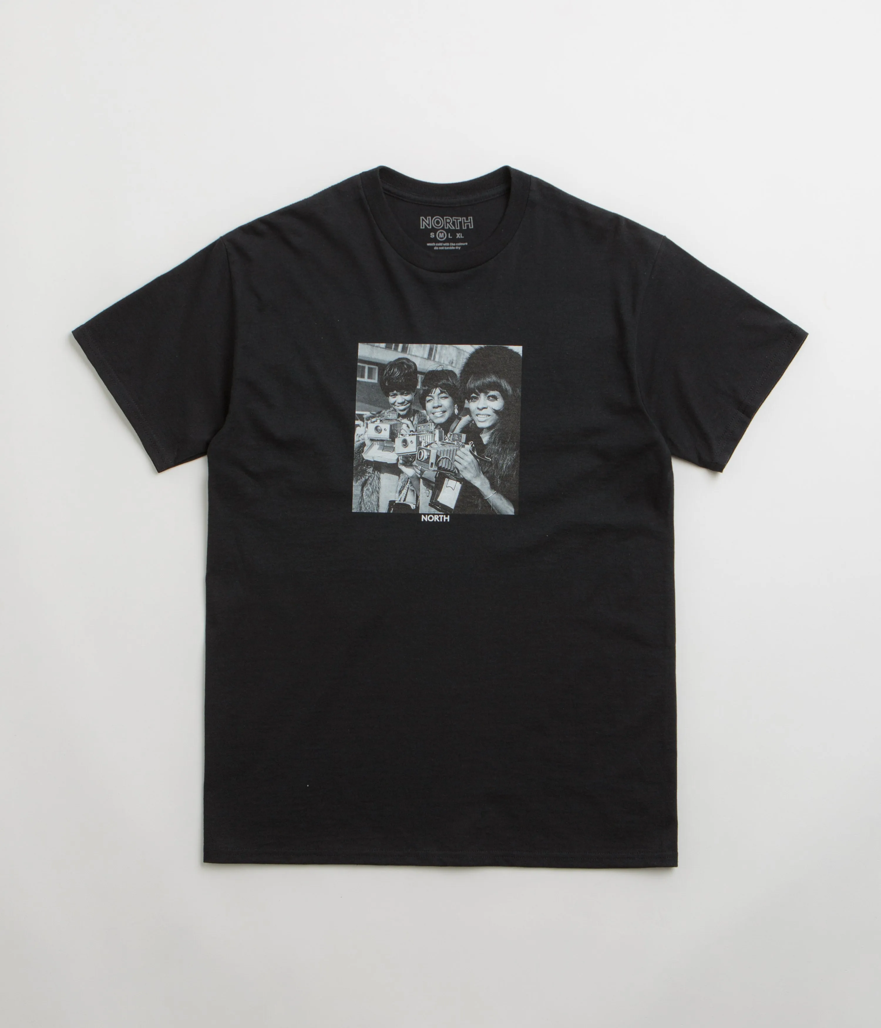 North The Supremes T-Shirt - Black collars