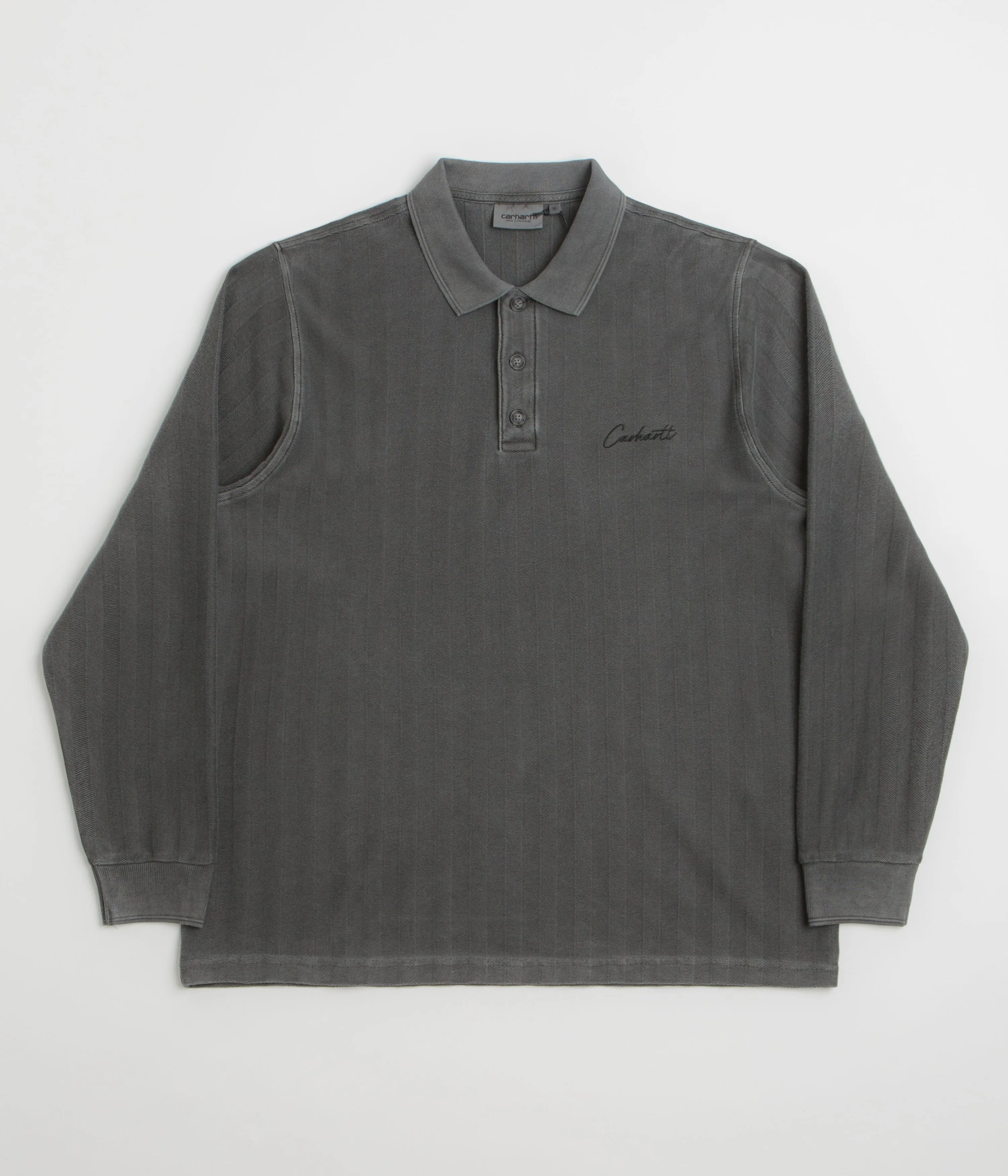 Pastel Shade Carhartt Morrison Rugby Shirt - Black